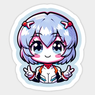 Rei Evangelion Sticker